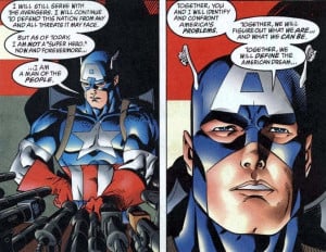 Below is an excerpt from Captain America #7 , volume 3 written by Mark ...