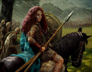 Queen Boudicca of Iceni Slaughters Roman Ninth Legion