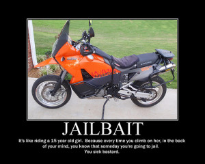 jailbait photo motorcycle