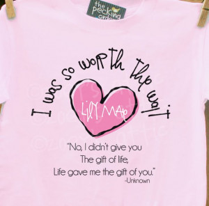 personalized shirt-I Was So Worth the Wait heart adoption quote ...