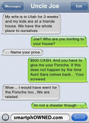 Funny Text Messages Caught Cheating