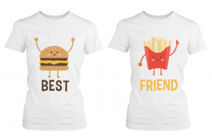 about Cute Best Friend Shirts - Hamburger and Fries Best Friends ...
