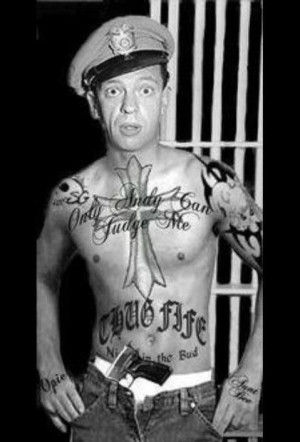 Barney Fife? You gotta love him! He's keeping up the with the times.