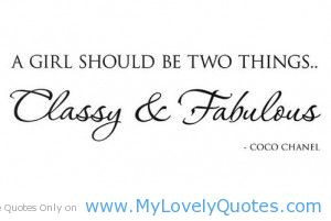 Class and fabulous fashion quotes and sayings