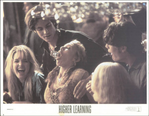 ... Movie Cast Higher learning movie cast - lobby card unsigned (usa) 1995