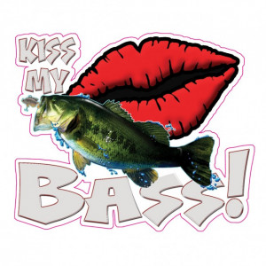 Home / Kiss My Bass Fishing Decal