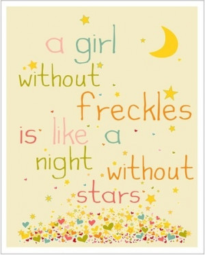 ve always been proud of my freckles and fair skin, as a sign of my ...