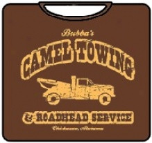 Bubba's Camel Towing Roadhead Service T-shirt .