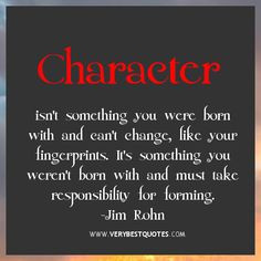 Quotes About Accountability And Mistakes | Character-quotes-Jim-Rohn ...