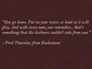 Endeavour. This quote is amazing!