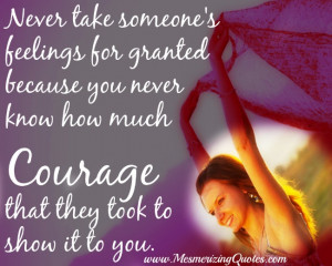Never Take Someone For Granted Love Quotes