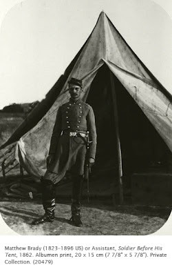 Matthew Brady - Soldier Before His Tent