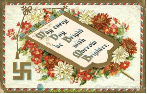 Below is another greeting card with good fortune wishes to the ...