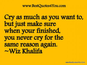 Quotes About Wanting To Cry A cry baby quote
