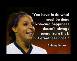 Soccer Poster Sydney Leroux Olympic Champion Photo Quote Fan Wall Art ...