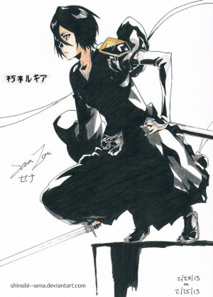 Kuchiki Rukia - Bleach Vol 54 Cover by Shinobi--Sena