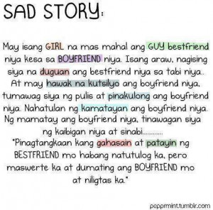 Tagalog Love Sad Story Image by pepprmint