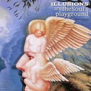 Quotes Picture: illusions are the soul's playground