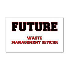 Half Waste Management Officer Half Vampire Decal
