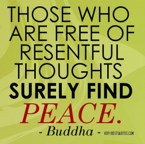 Inspirational buddha quotes about peace