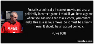 politically incorrect movie, and also a politically incorrect game ...
