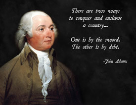 John Adams Debt Quote Poster