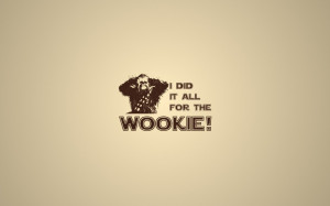 Star wars humor quotes typography wookiee