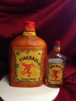 Fireball whiskey cake from Goodness CAkes by Amelia