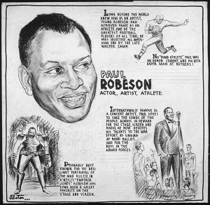 Robeson addressing the 1943 NMU convention in New York City:
