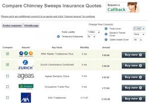 Compare cheap online Chimney Sweep insurance quotes, covers and ...