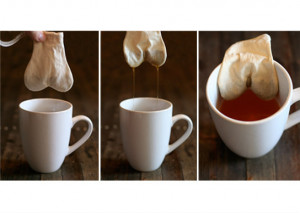 tea bag. It’s completely reusable and allows you to drink tea ...