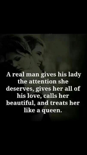 Treat her like a Queen