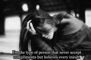 girl mine quote depressed sad alone typo crying insecure i d k