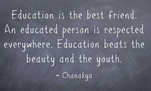 Quotes In English About Education A quote about education