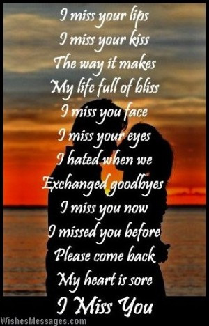 miss you poems for girlfriend: Missing you poems for her ...