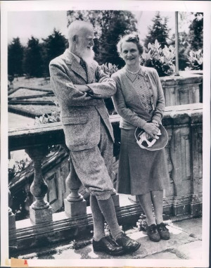 1950 GEORGE BERNARD SHAW WITH LADY ASTORLady Astor, Stars Struck ...