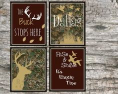 Hunting Room Prints Boys Camo Wall Art Hunting by Raising3Cains, $8.00 ...