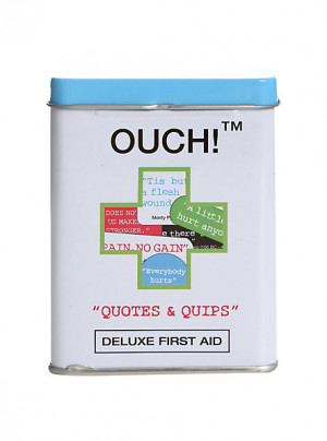 Ouch! Quotes & Quips Deluxe First Aid Bandages SKU : 10123151 $5.50 $4 ...