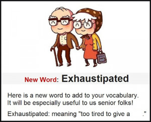 Seniors humor - a new word
