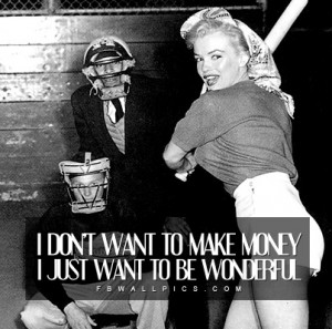 Marilyn Monroe Wonderful Quote Picture