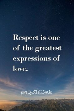 Relationship Respect Quotes