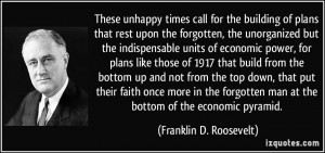 Franklin D Roosevelt...
