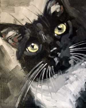 Cat Art Print From Original