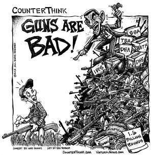 GUNS ARE BAD!' COUNTERTHINK CARTOON REVEALS HYPOCRISY OF GOVERNMENT ...