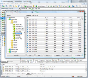 client terminal stores the history of all completed trade transactions ...