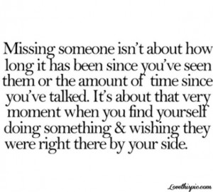 Love Quotes About Missing Someone Image