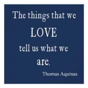Vintage Monaco Blue Aquinas Love Quote / Quotes Personalized ...