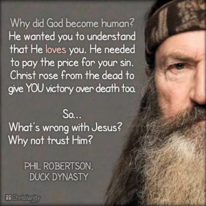 Support Phil Robertson and his Constitutional right to free speech ...