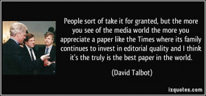 More David Talbot Quotes