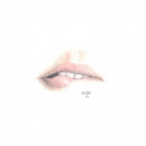 Tumblr Lip Biting While Kissing Lip bite by dreamer013